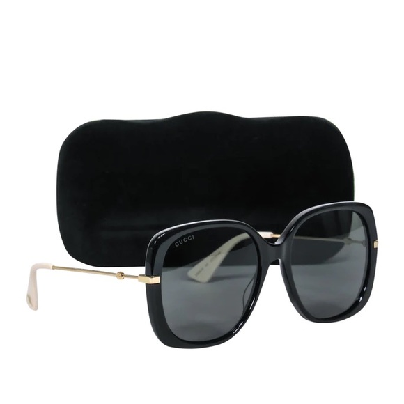 New - GUCCI Square Frame GG0511S Sunglasses Black - Picture 7 of 16